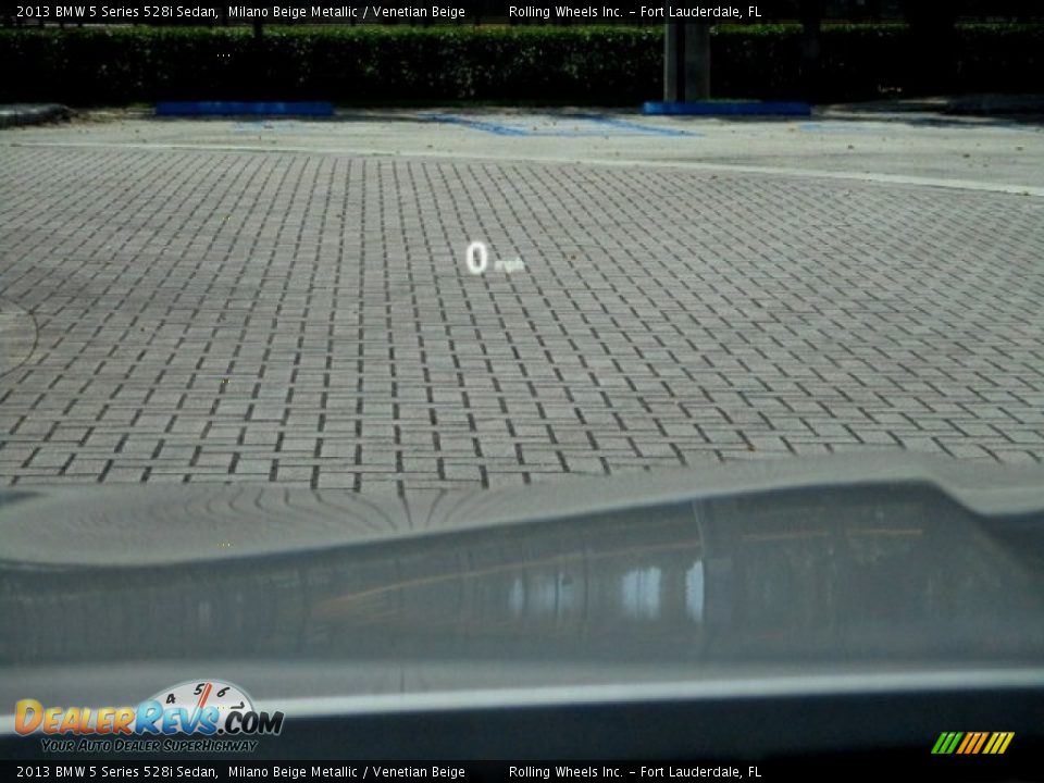 2013 BMW 5 Series 528i Sedan Milano Beige Metallic / Venetian Beige Photo #4