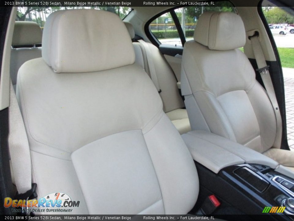 2013 BMW 5 Series 528i Sedan Milano Beige Metallic / Venetian Beige Photo #8