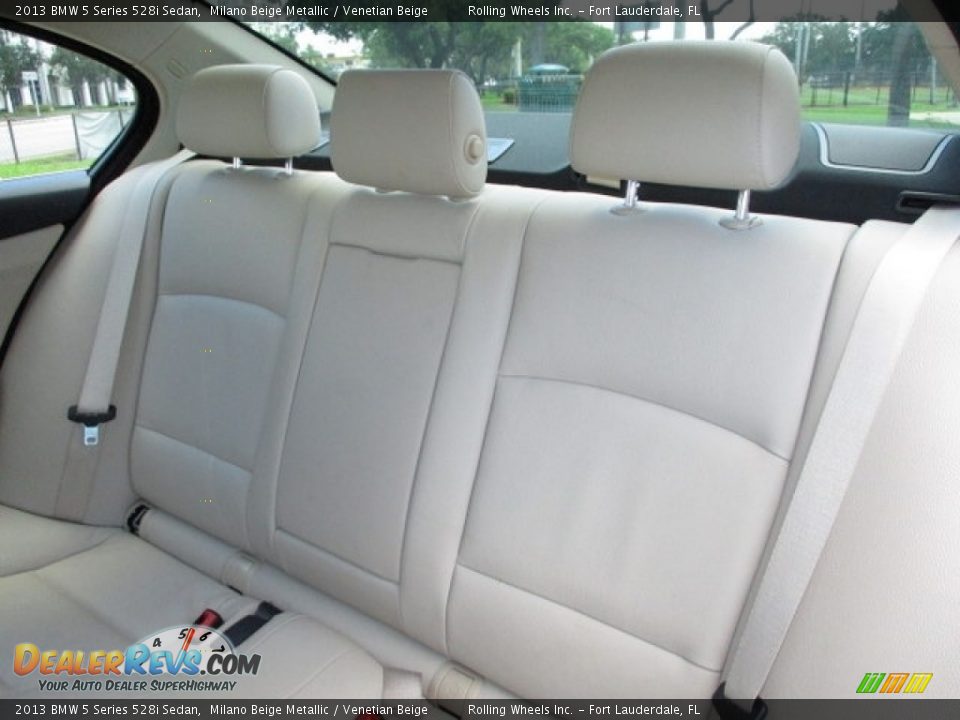 2013 BMW 5 Series 528i Sedan Milano Beige Metallic / Venetian Beige Photo #9