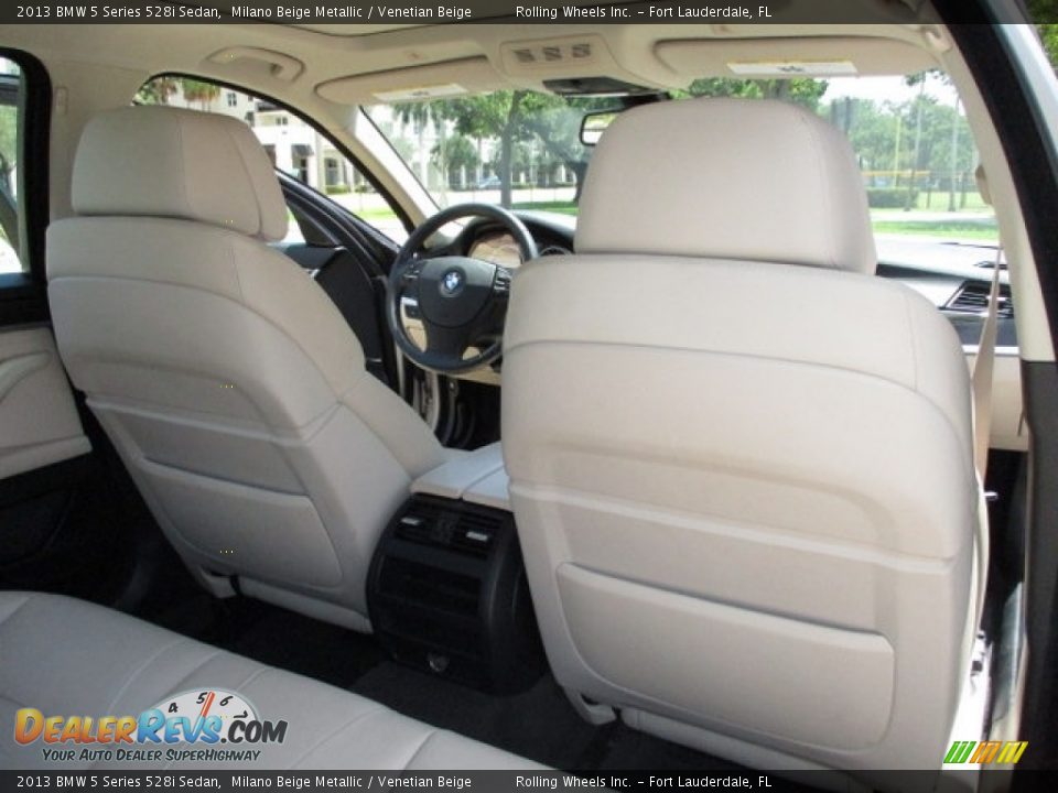 2013 BMW 5 Series 528i Sedan Milano Beige Metallic / Venetian Beige Photo #11