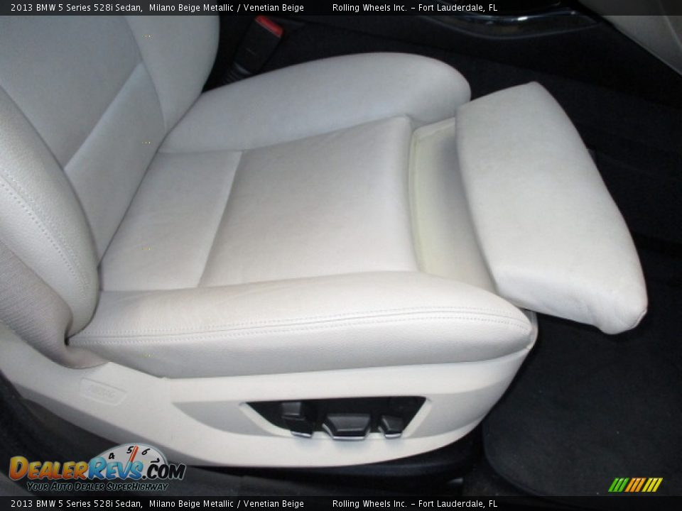 2013 BMW 5 Series 528i Sedan Milano Beige Metallic / Venetian Beige Photo #18
