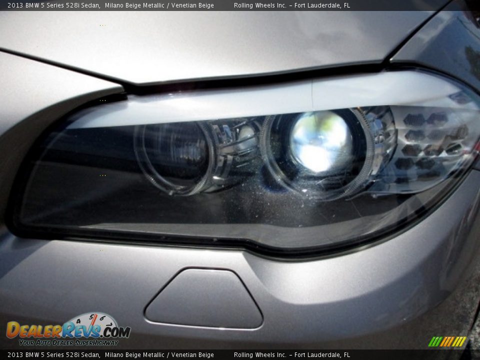 2013 BMW 5 Series 528i Sedan Milano Beige Metallic / Venetian Beige Photo #20
