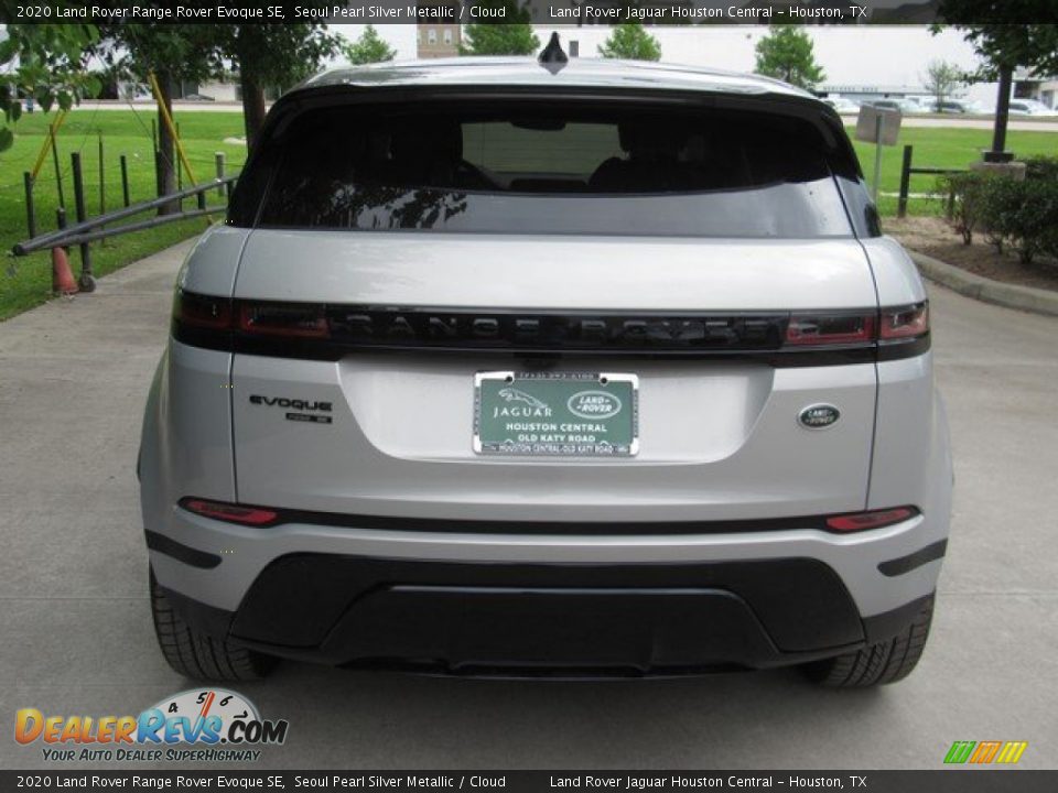 2020 Land Rover Range Rover Evoque SE Seoul Pearl Silver Metallic / Cloud Photo #8