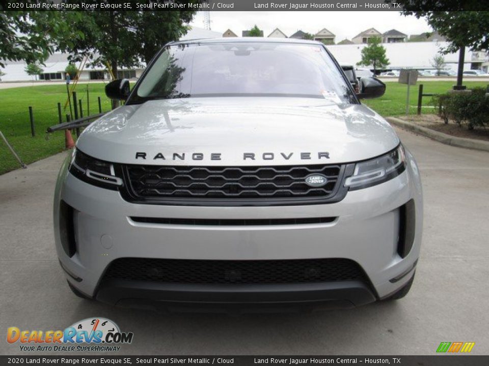 2020 Land Rover Range Rover Evoque SE Seoul Pearl Silver Metallic / Cloud Photo #9