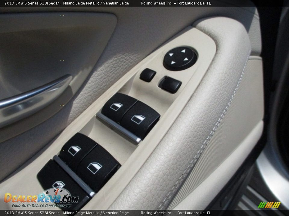 2013 BMW 5 Series 528i Sedan Milano Beige Metallic / Venetian Beige Photo #22