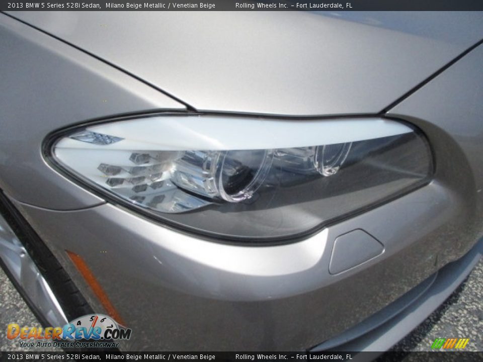 2013 BMW 5 Series 528i Sedan Milano Beige Metallic / Venetian Beige Photo #23