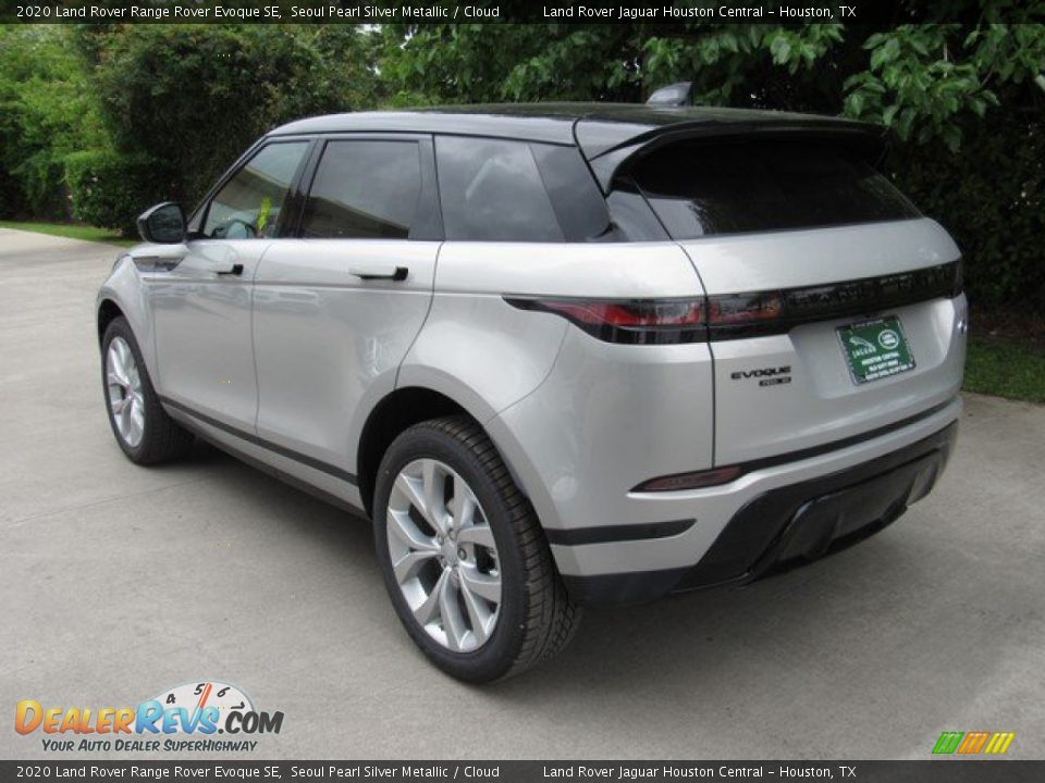 2020 Land Rover Range Rover Evoque SE Seoul Pearl Silver Metallic / Cloud Photo #12