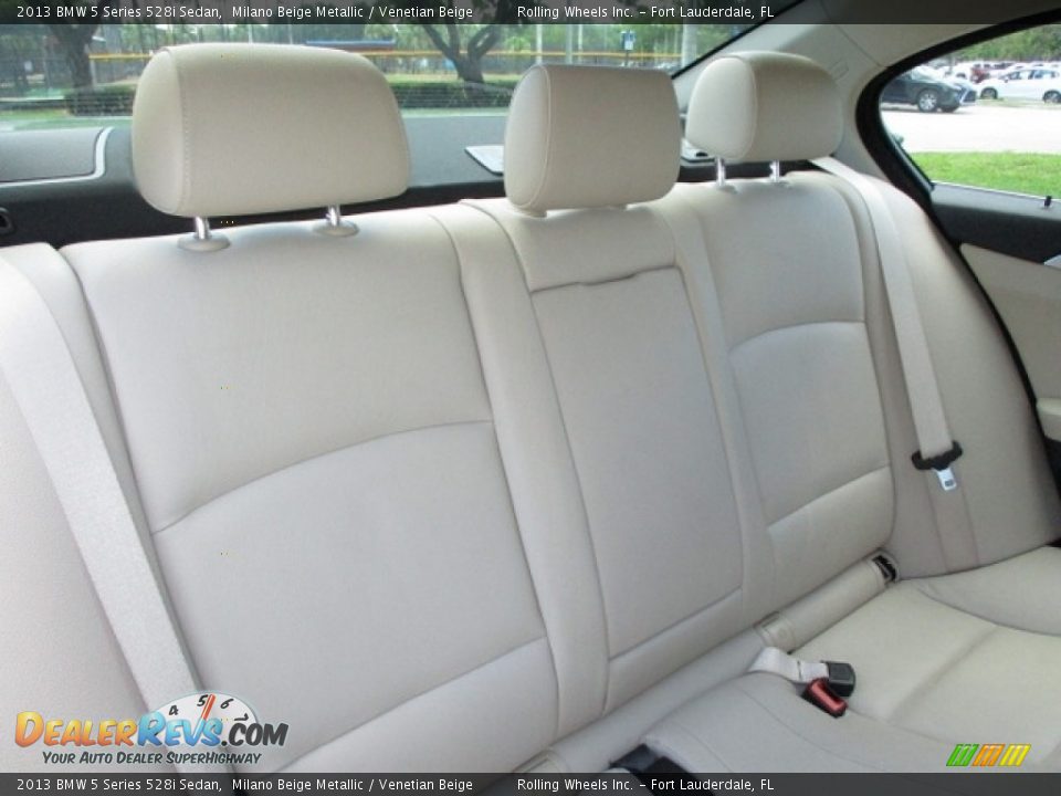 2013 BMW 5 Series 528i Sedan Milano Beige Metallic / Venetian Beige Photo #27