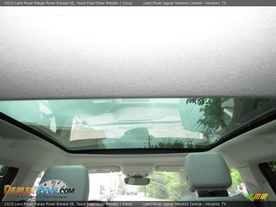 2020 Land Rover Range Rover Evoque SE Seoul Pearl Silver Metallic / Cloud Photo #18