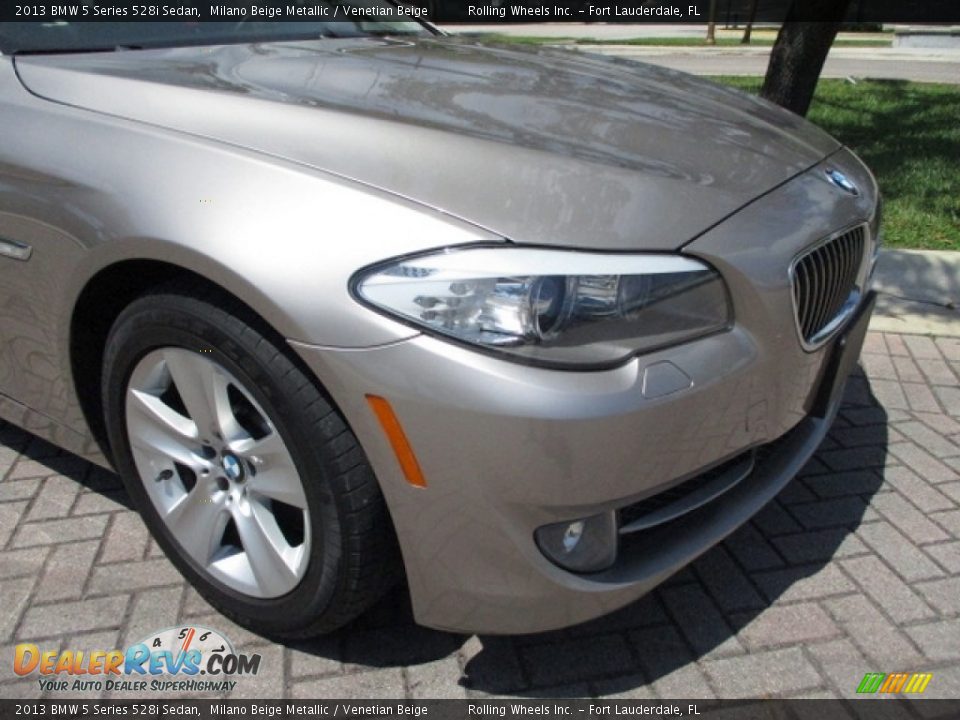 2013 BMW 5 Series 528i Sedan Milano Beige Metallic / Venetian Beige Photo #31