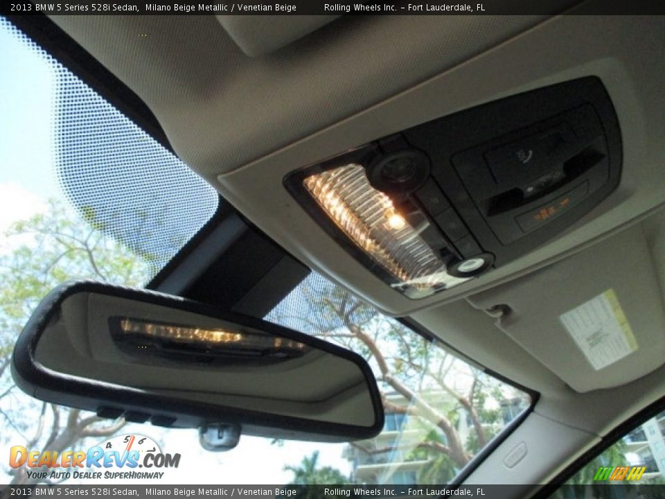 2013 BMW 5 Series 528i Sedan Milano Beige Metallic / Venetian Beige Photo #34