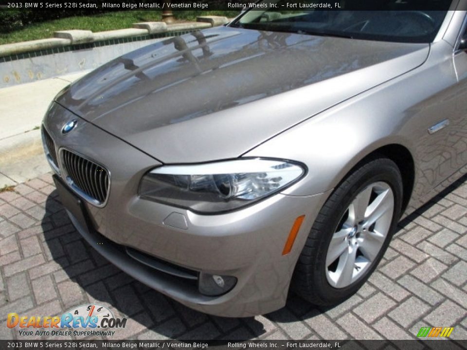 2013 BMW 5 Series 528i Sedan Milano Beige Metallic / Venetian Beige Photo #35