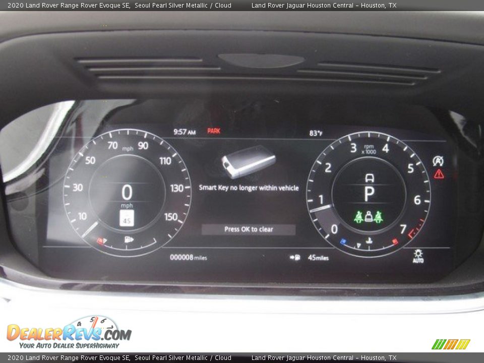 2020 Land Rover Range Rover Evoque SE Gauges Photo #29