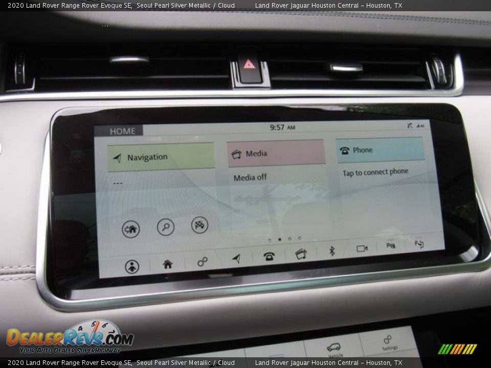 2020 Land Rover Range Rover Evoque SE Seoul Pearl Silver Metallic / Cloud Photo #30