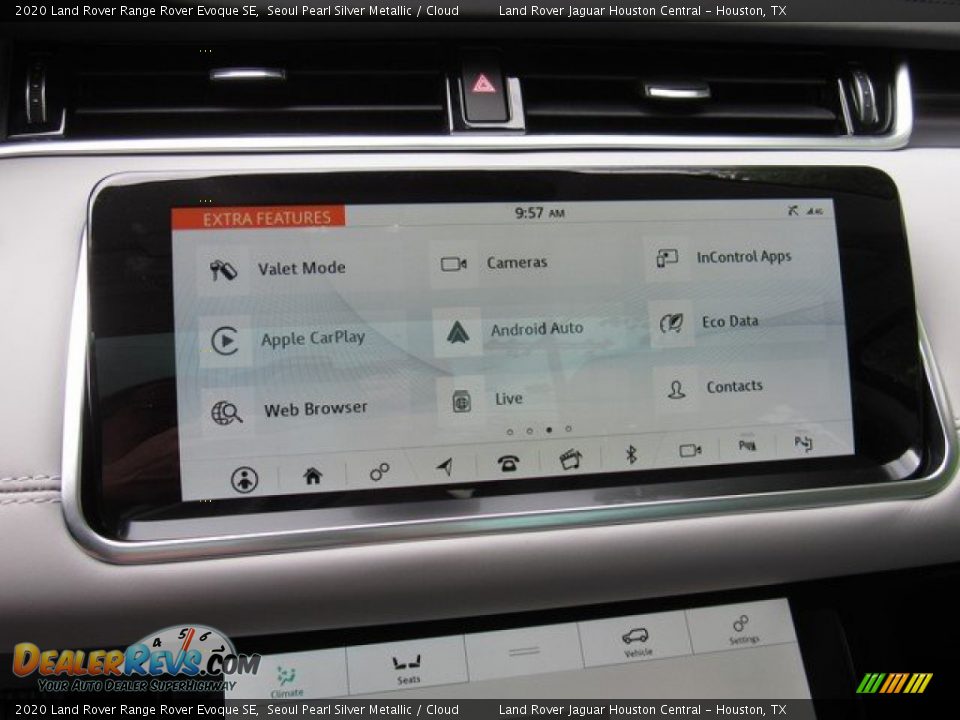 2020 Land Rover Range Rover Evoque SE Seoul Pearl Silver Metallic / Cloud Photo #31