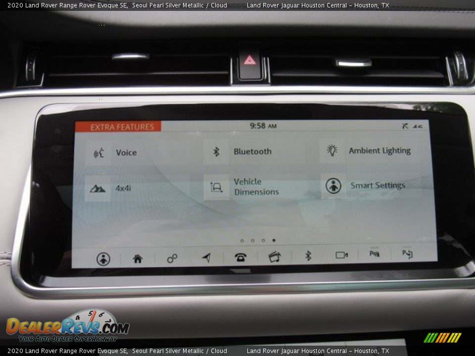 2020 Land Rover Range Rover Evoque SE Seoul Pearl Silver Metallic / Cloud Photo #32