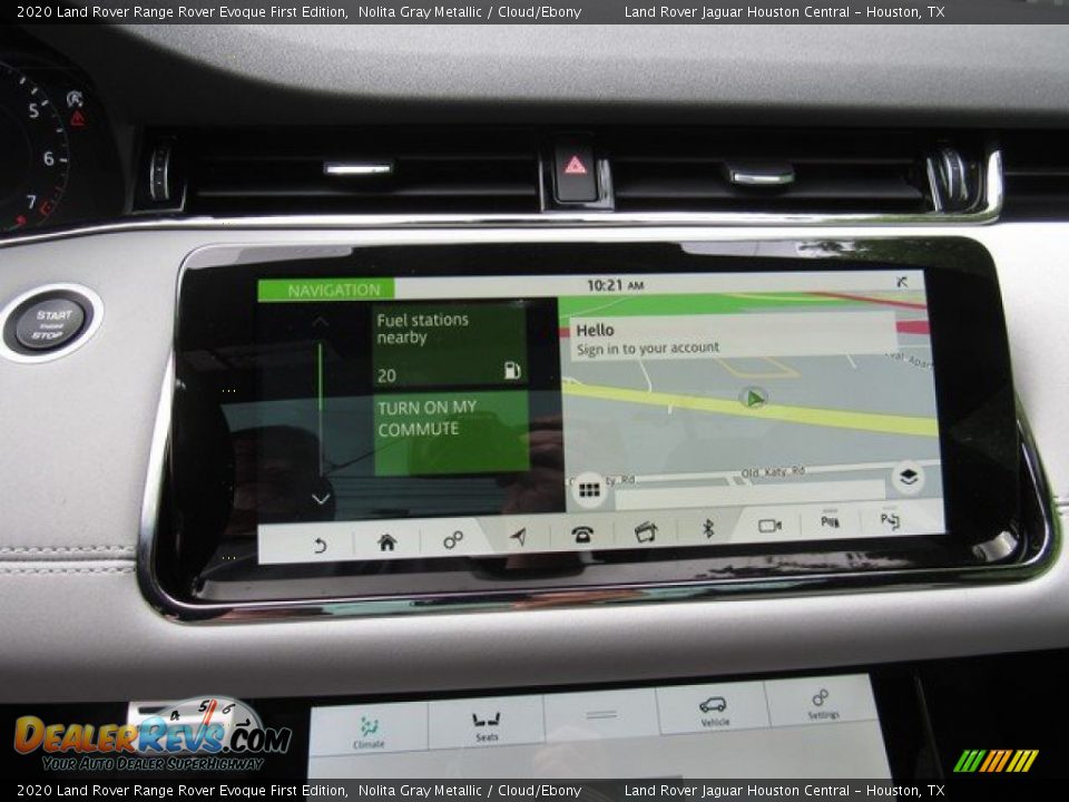 Navigation of 2020 Land Rover Range Rover Evoque First Edition Photo #33