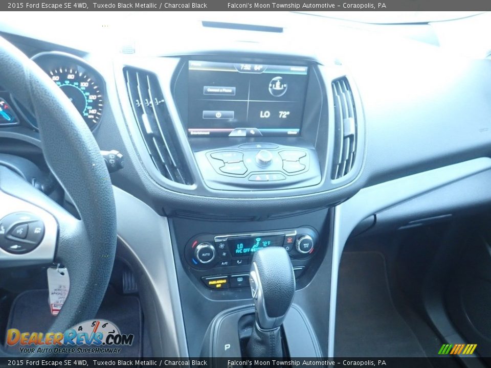 2015 Ford Escape SE 4WD Tuxedo Black Metallic / Charcoal Black Photo #22