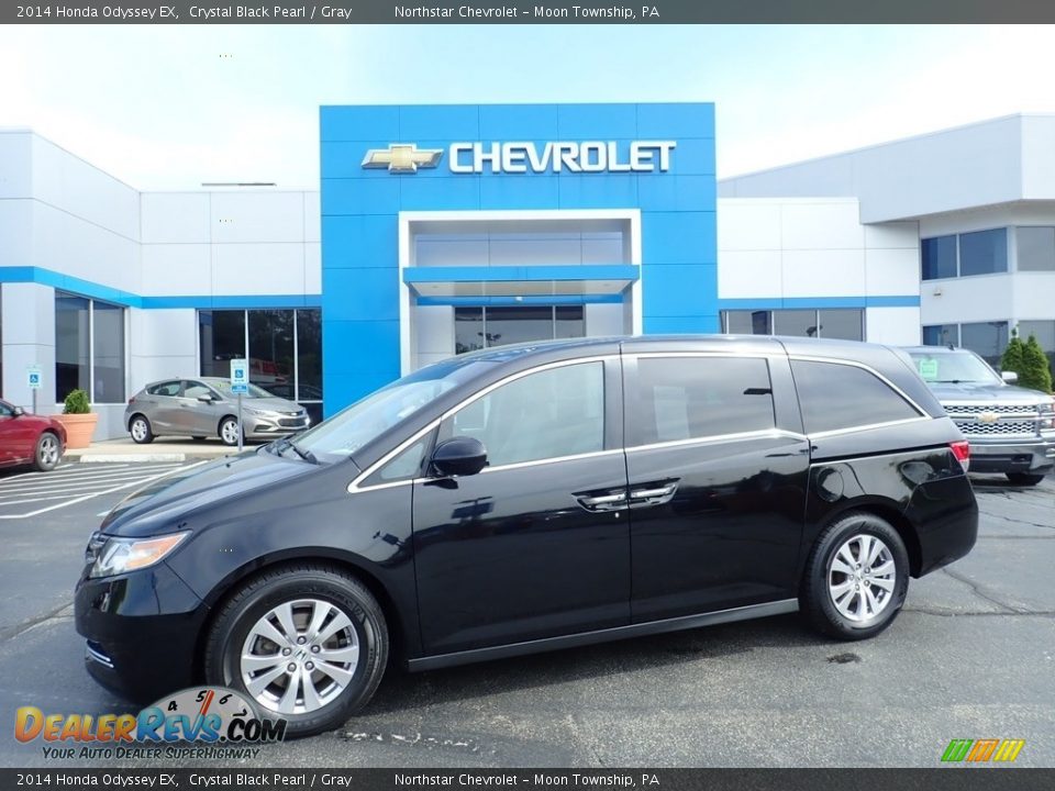 2014 Honda Odyssey EX Crystal Black Pearl / Gray Photo #1