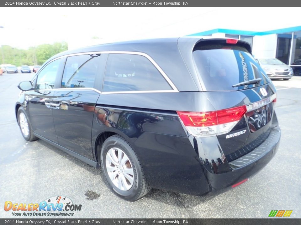 2014 Honda Odyssey EX Crystal Black Pearl / Gray Photo #4