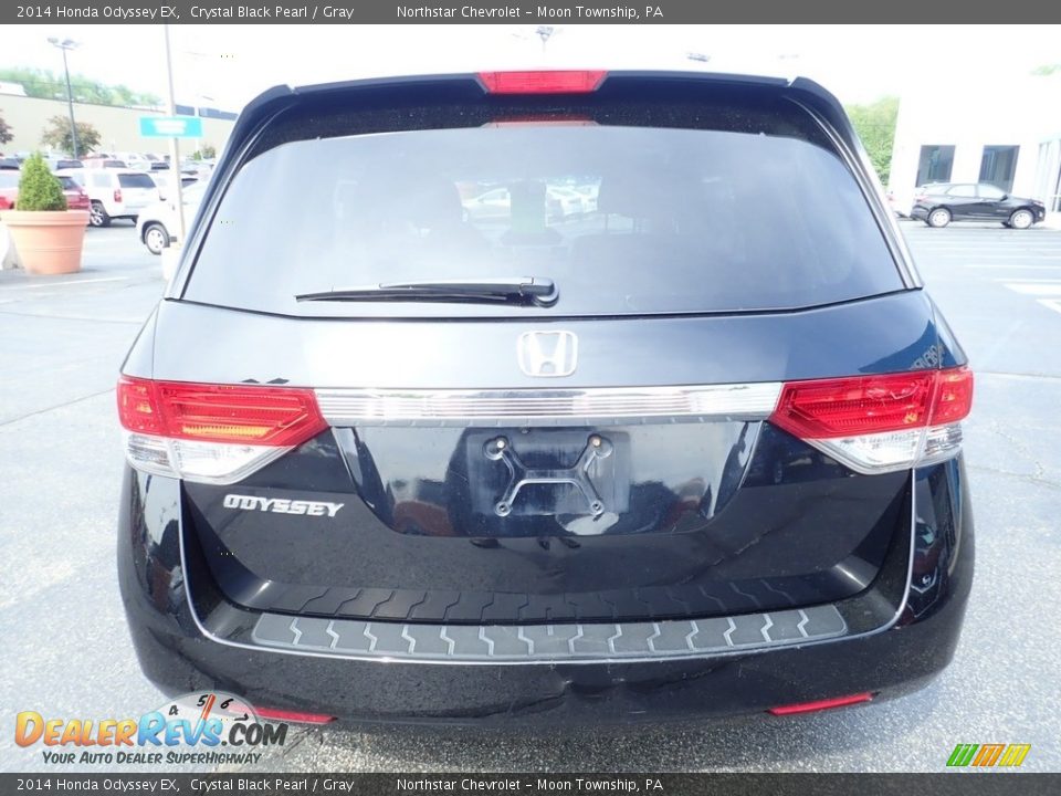 2014 Honda Odyssey EX Crystal Black Pearl / Gray Photo #6