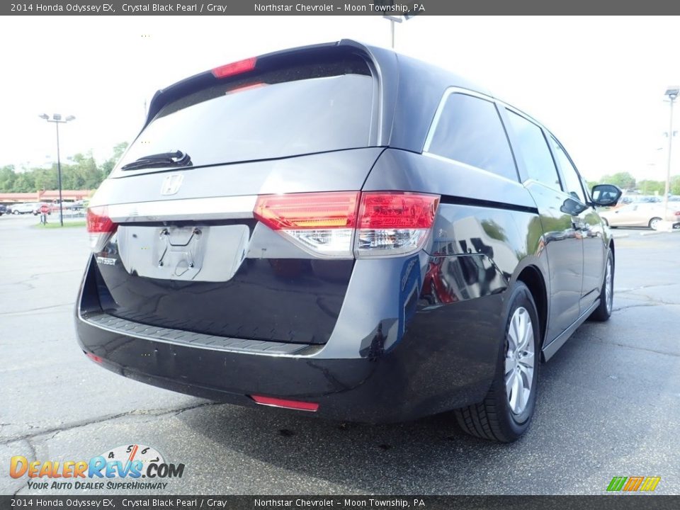 2014 Honda Odyssey EX Crystal Black Pearl / Gray Photo #8