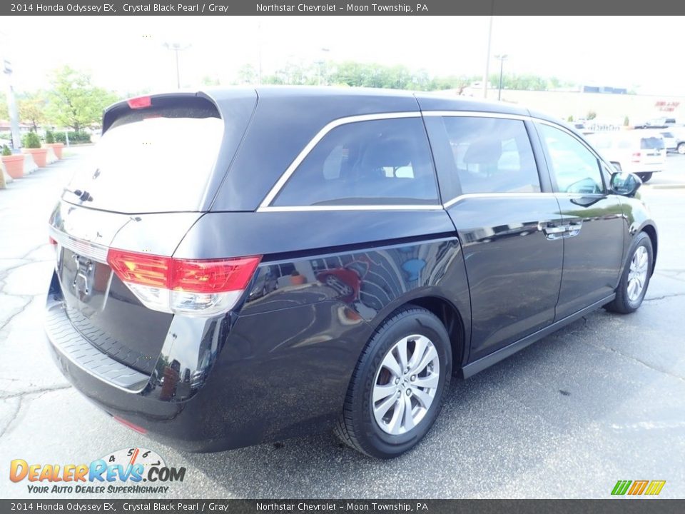2014 Honda Odyssey EX Crystal Black Pearl / Gray Photo #9