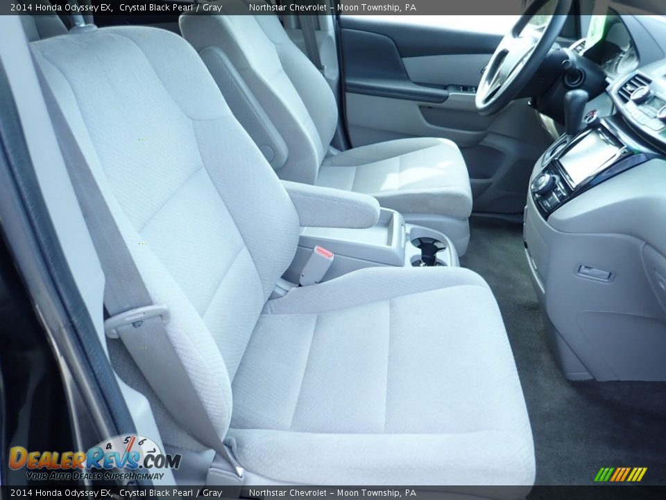 2014 Honda Odyssey EX Crystal Black Pearl / Gray Photo #15
