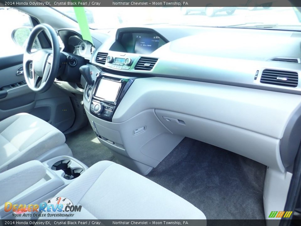 2014 Honda Odyssey EX Crystal Black Pearl / Gray Photo #16