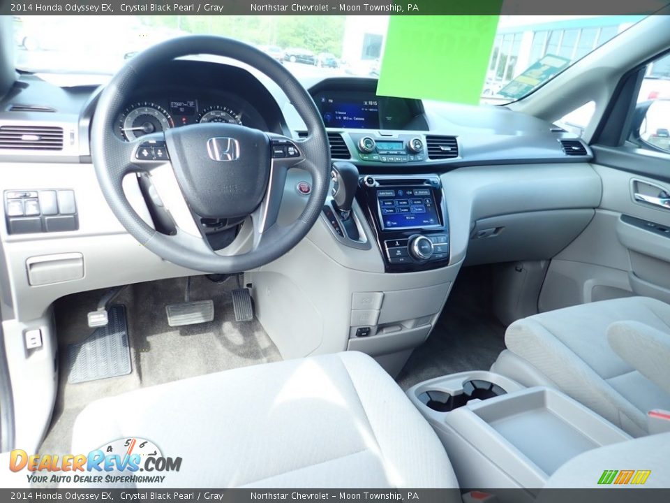 2014 Honda Odyssey EX Crystal Black Pearl / Gray Photo #22