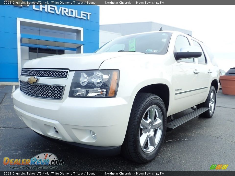 2013 Chevrolet Tahoe LTZ 4x4 White Diamond Tricoat / Ebony Photo #2
