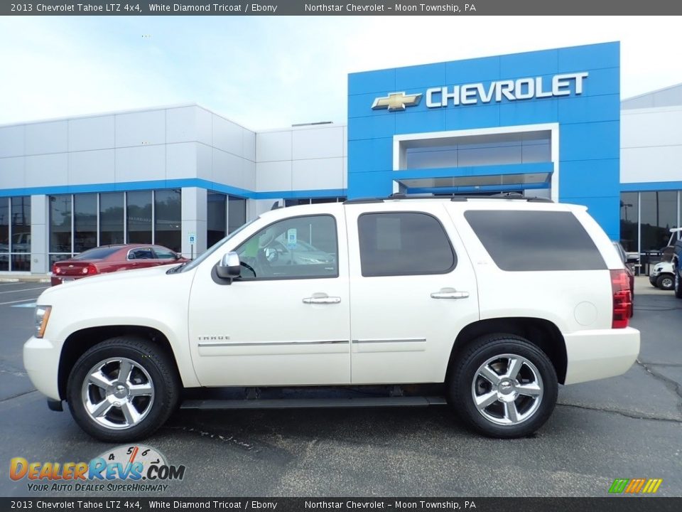 2013 Chevrolet Tahoe LTZ 4x4 White Diamond Tricoat / Ebony Photo #3
