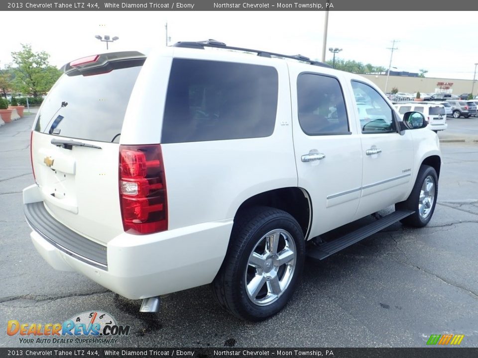 2013 Chevrolet Tahoe LTZ 4x4 White Diamond Tricoat / Ebony Photo #9