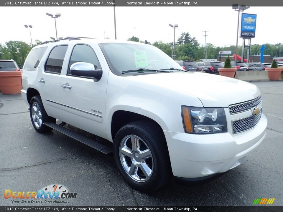 2013 Chevrolet Tahoe LTZ 4x4 White Diamond Tricoat / Ebony Photo #11