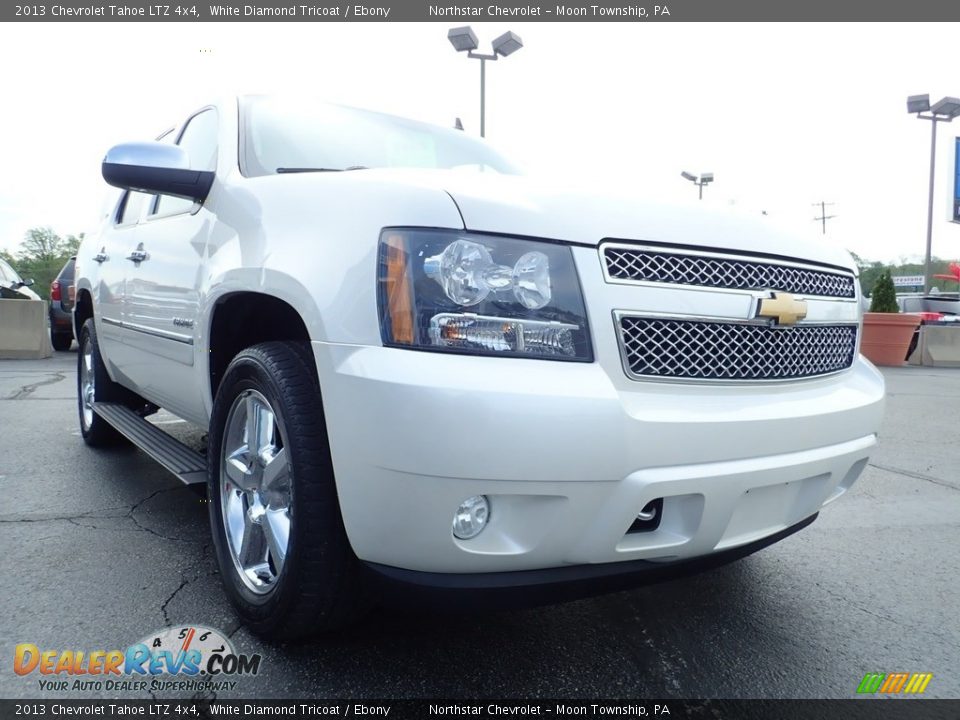 2013 Chevrolet Tahoe LTZ 4x4 White Diamond Tricoat / Ebony Photo #12