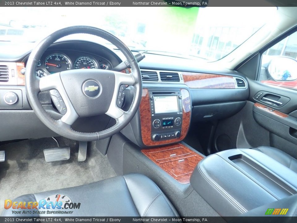 2013 Chevrolet Tahoe LTZ 4x4 White Diamond Tricoat / Ebony Photo #23