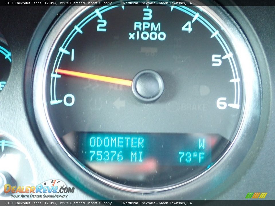 2013 Chevrolet Tahoe LTZ 4x4 White Diamond Tricoat / Ebony Photo #29