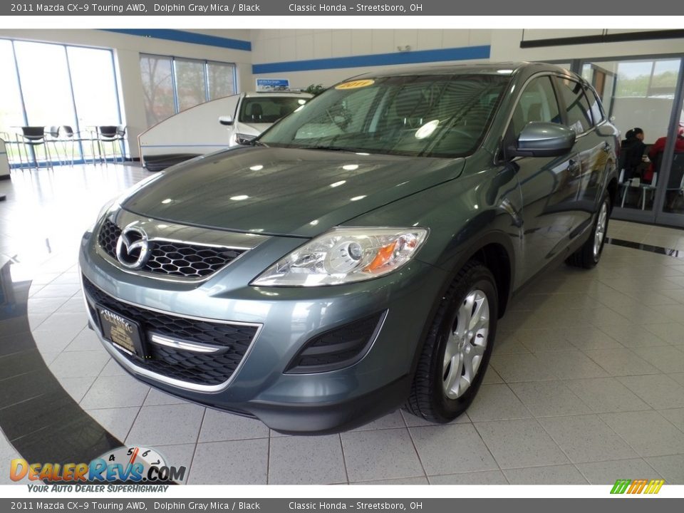 2011 Mazda CX-9 Touring AWD Dolphin Gray Mica / Black Photo #1