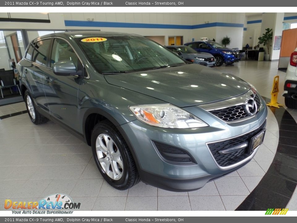2011 Mazda CX-9 Touring AWD Dolphin Gray Mica / Black Photo #3