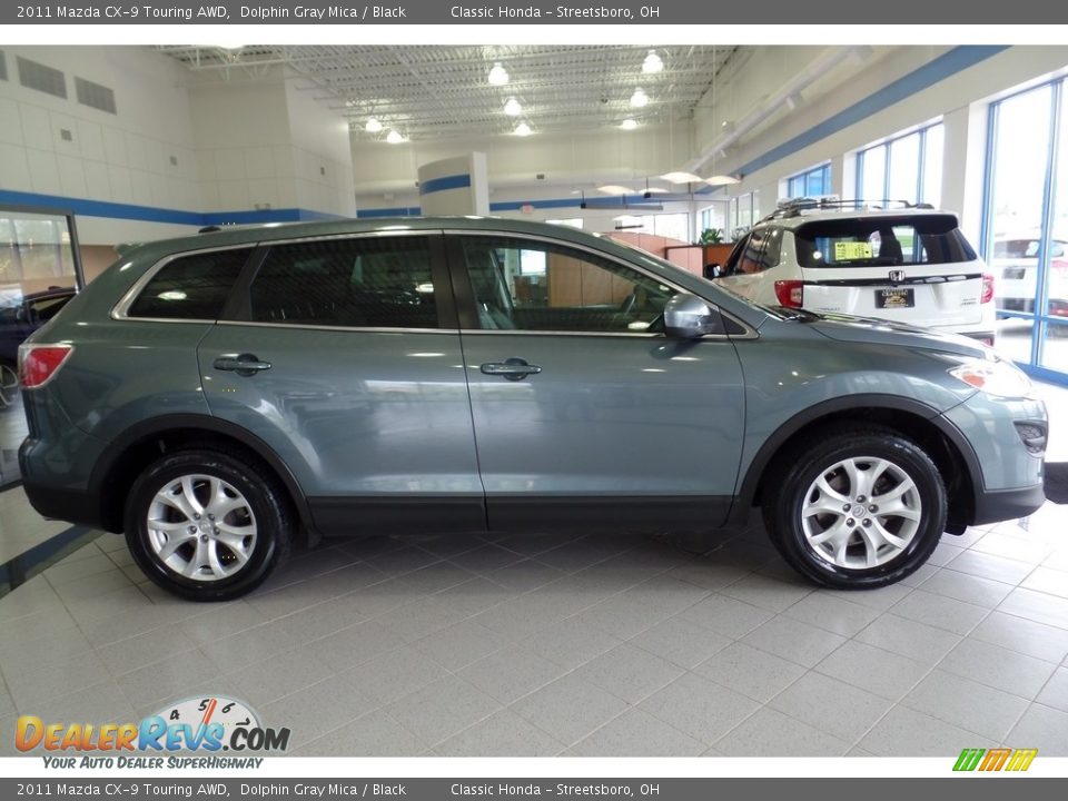 2011 Mazda CX-9 Touring AWD Dolphin Gray Mica / Black Photo #4