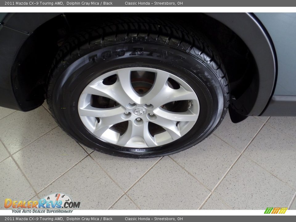 2011 Mazda CX-9 Touring AWD Dolphin Gray Mica / Black Photo #6
