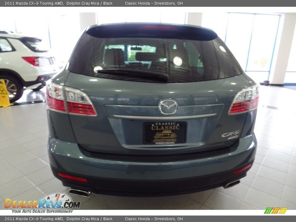 2011 Mazda CX-9 Touring AWD Dolphin Gray Mica / Black Photo #8