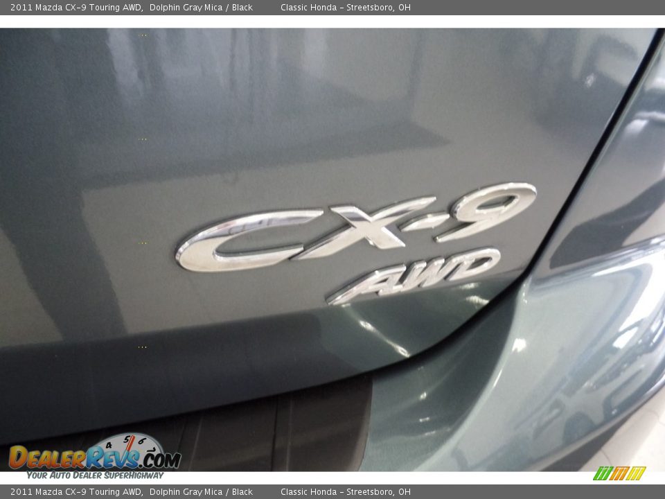 2011 Mazda CX-9 Touring AWD Dolphin Gray Mica / Black Photo #9