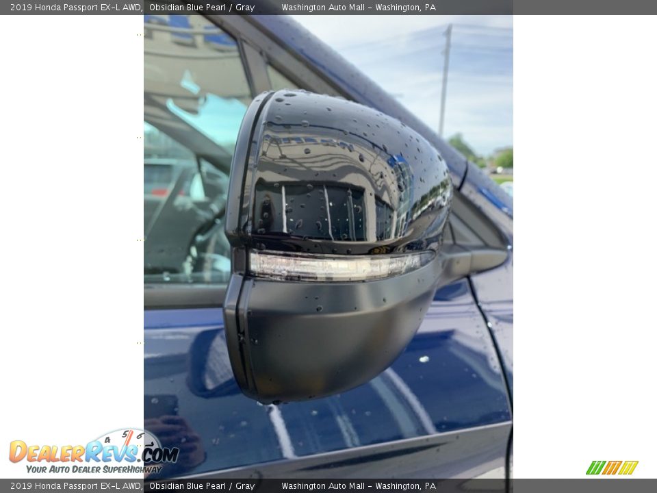 2019 Honda Passport EX-L AWD Obsidian Blue Pearl / Gray Photo #30