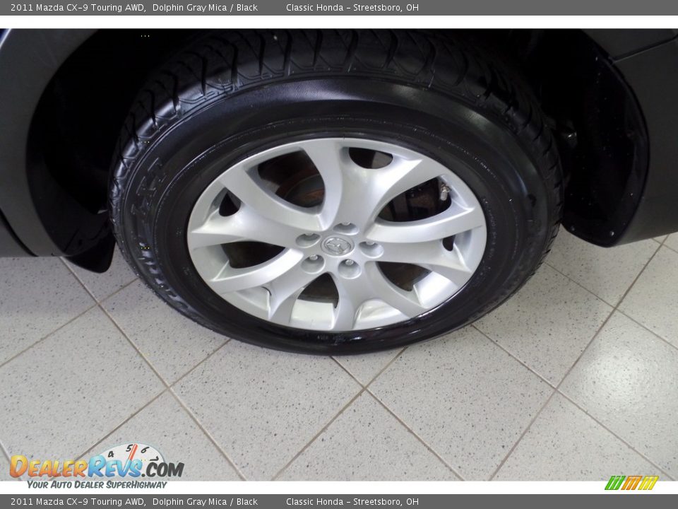 2011 Mazda CX-9 Touring AWD Dolphin Gray Mica / Black Photo #12