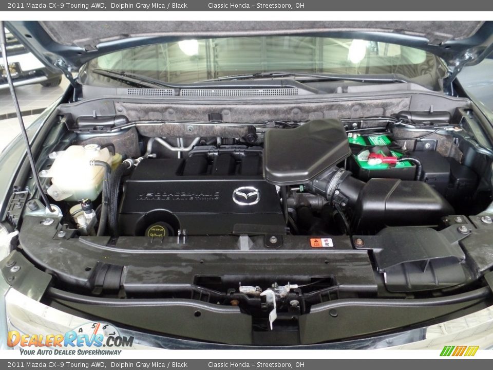 2011 Mazda CX-9 Touring AWD Dolphin Gray Mica / Black Photo #14