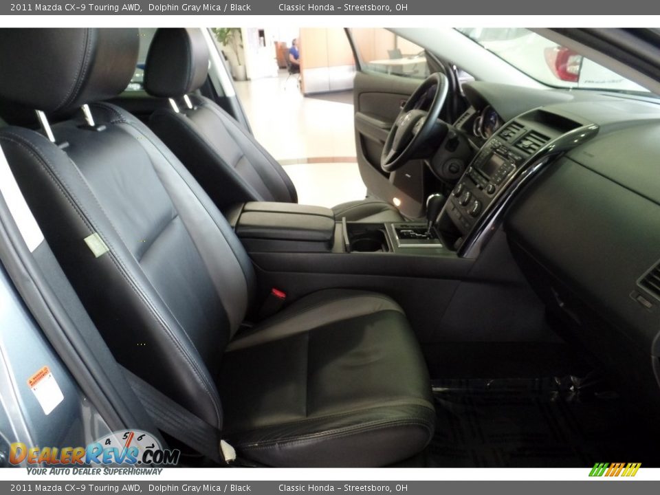 2011 Mazda CX-9 Touring AWD Dolphin Gray Mica / Black Photo #17