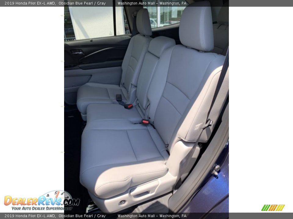 2019 Honda Pilot EX-L AWD Obsidian Blue Pearl / Gray Photo #18