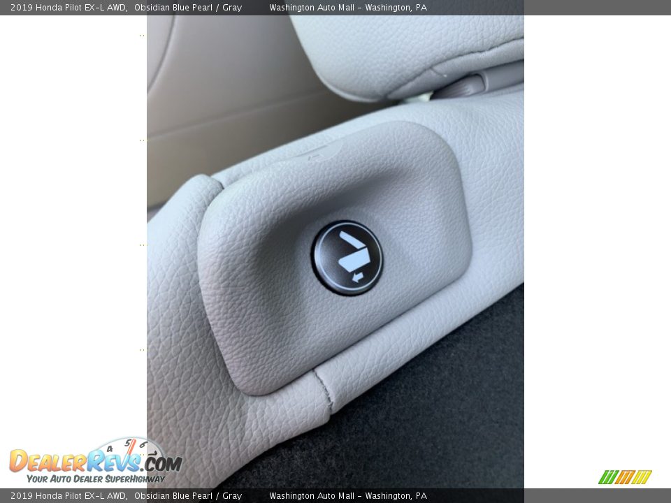 2019 Honda Pilot EX-L AWD Obsidian Blue Pearl / Gray Photo #20