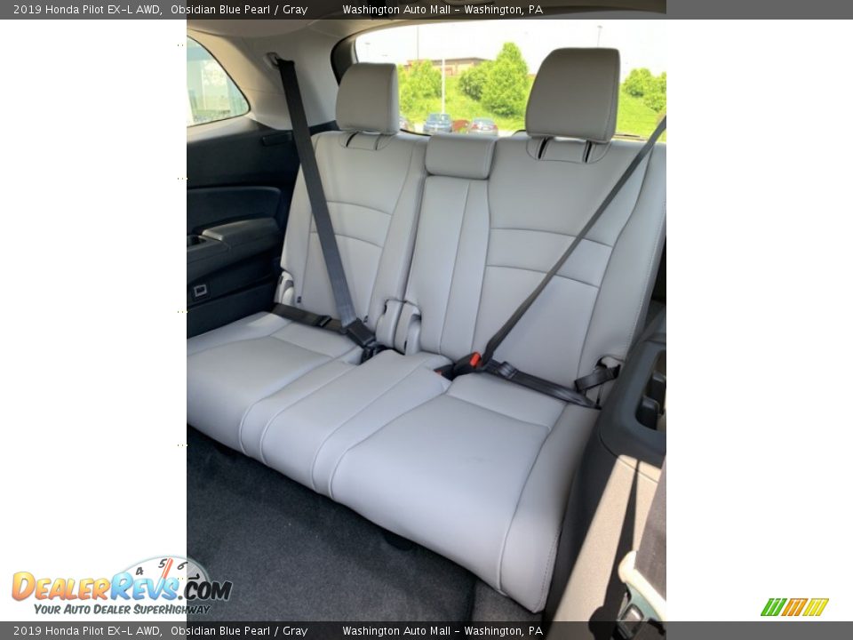 2019 Honda Pilot EX-L AWD Obsidian Blue Pearl / Gray Photo #21